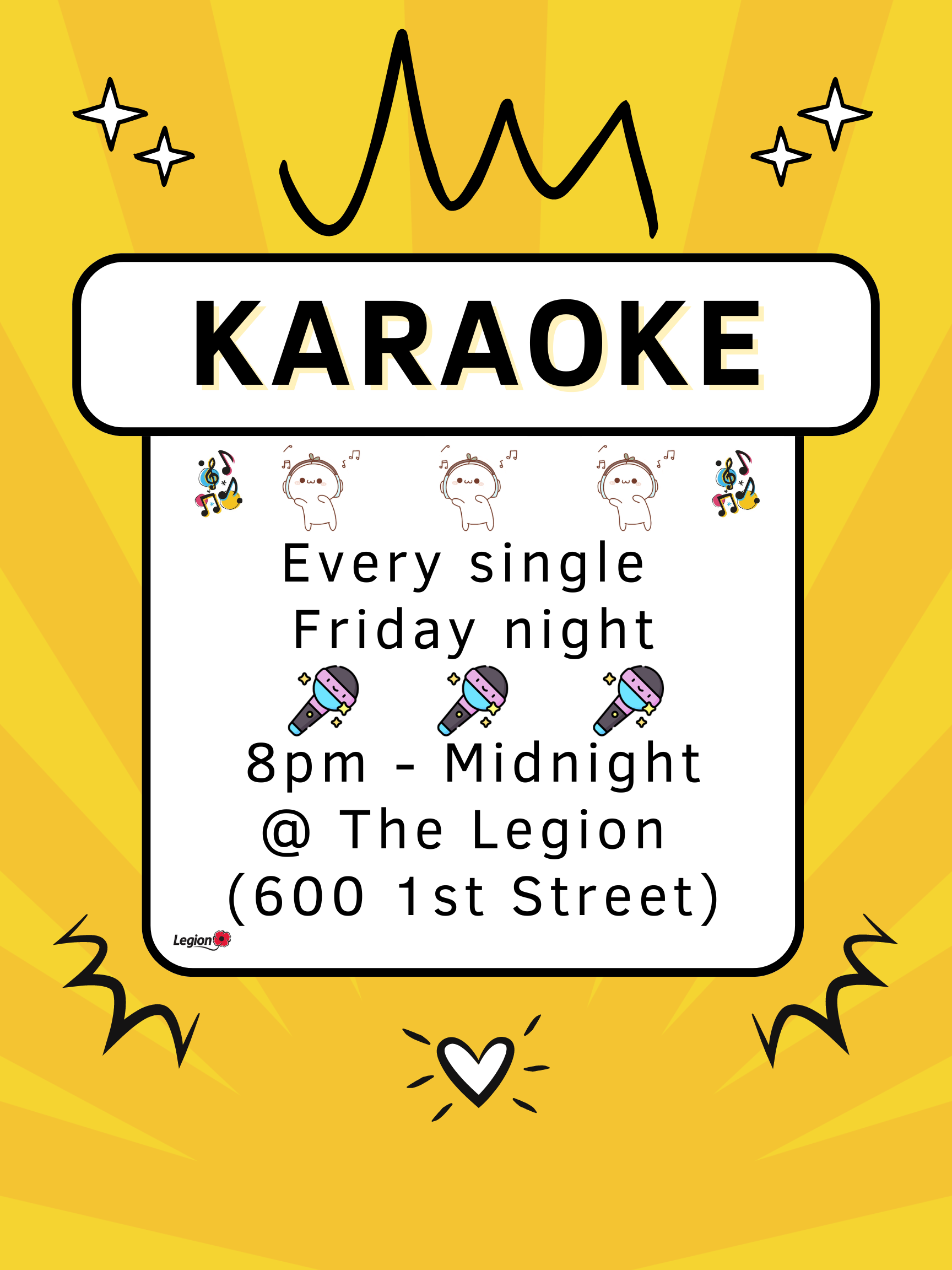 Karaoke Night @ The Legion